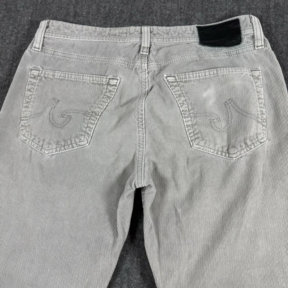 Adriano Goldschmied The Graduate Tailored Leg Men's Corduroy Pants Gray Size 32